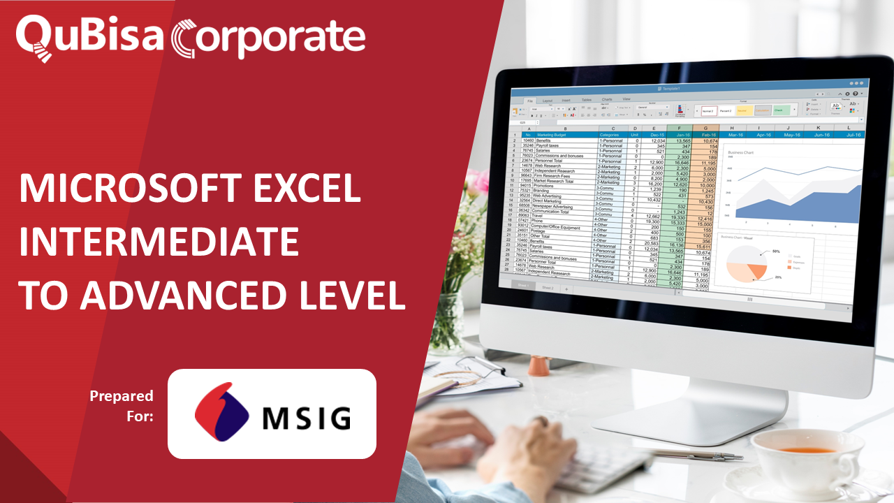 Microsoft Excel Intermediate for MSIG